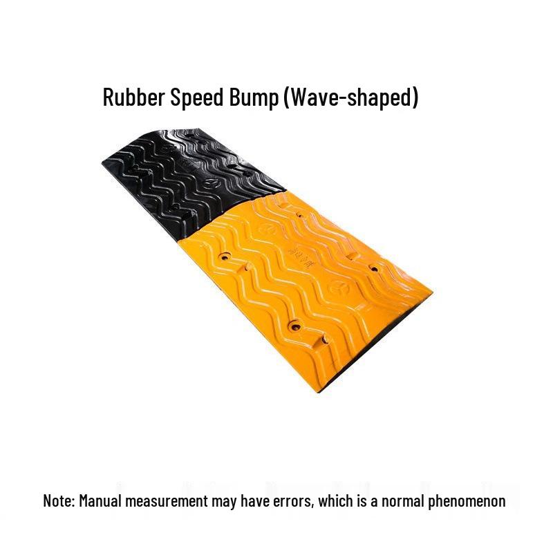 Thickened Rubber Speed Bump for Community and Garage Entrances