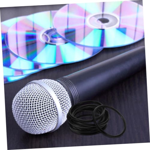 BIUDECO 10-Pack Shock Mount Microphone Holder Anti-Vibration Suspension with Universal Elastic Band for Condenser Microphones