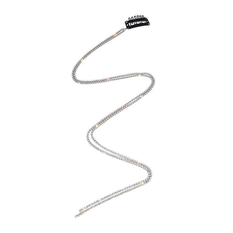 

Цветная мигающая цепочка Бесшовная шпилька для волос