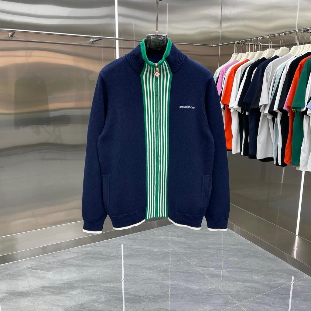 Casa Men's Wool Zipper Cardigan: Fashionable, Casual, Unisex, and Versatile Style