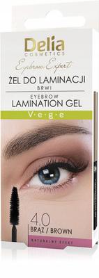 Delia Eyebrow Expert Żel Do Laminacji Brwi 4.0 Brąz 4Ml