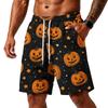 Men's Layer Loose Shorts with Pockets - Gym Training Workout Shorts for Beach, , Running, Casual Everyday Wear