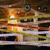 LIHAO Halloween Decoration Barricade Tape Non-Adhesive Warning 3 Types Included 30M Caution Sign Yellow