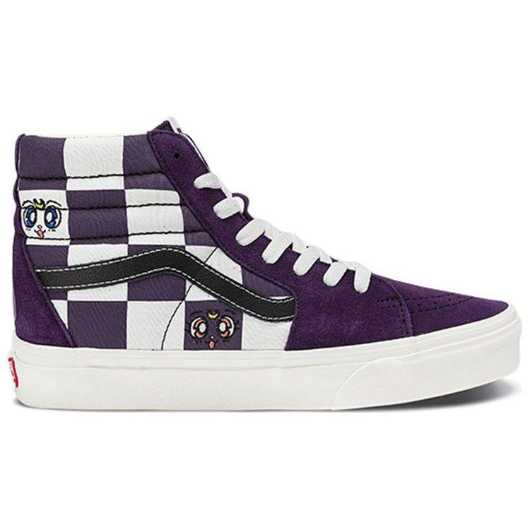 Vans Sk8-Hi Pretty Guardian Sailor Moon Unisex Purple White Black VN0A7Q5NUUS
