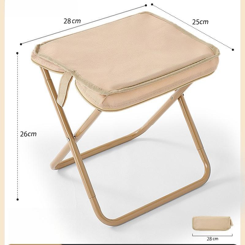 Outdoor Folding Stool Portable Stool Camping Picnic Chair Fishing Bench Small Mazar