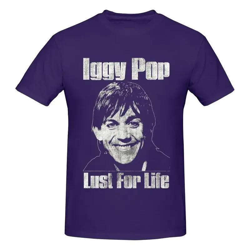 Iggy Pop Lust For Life Mens Licensed Rock N Roll Band Stooges Shirt T-shirt Tee Pop Classic