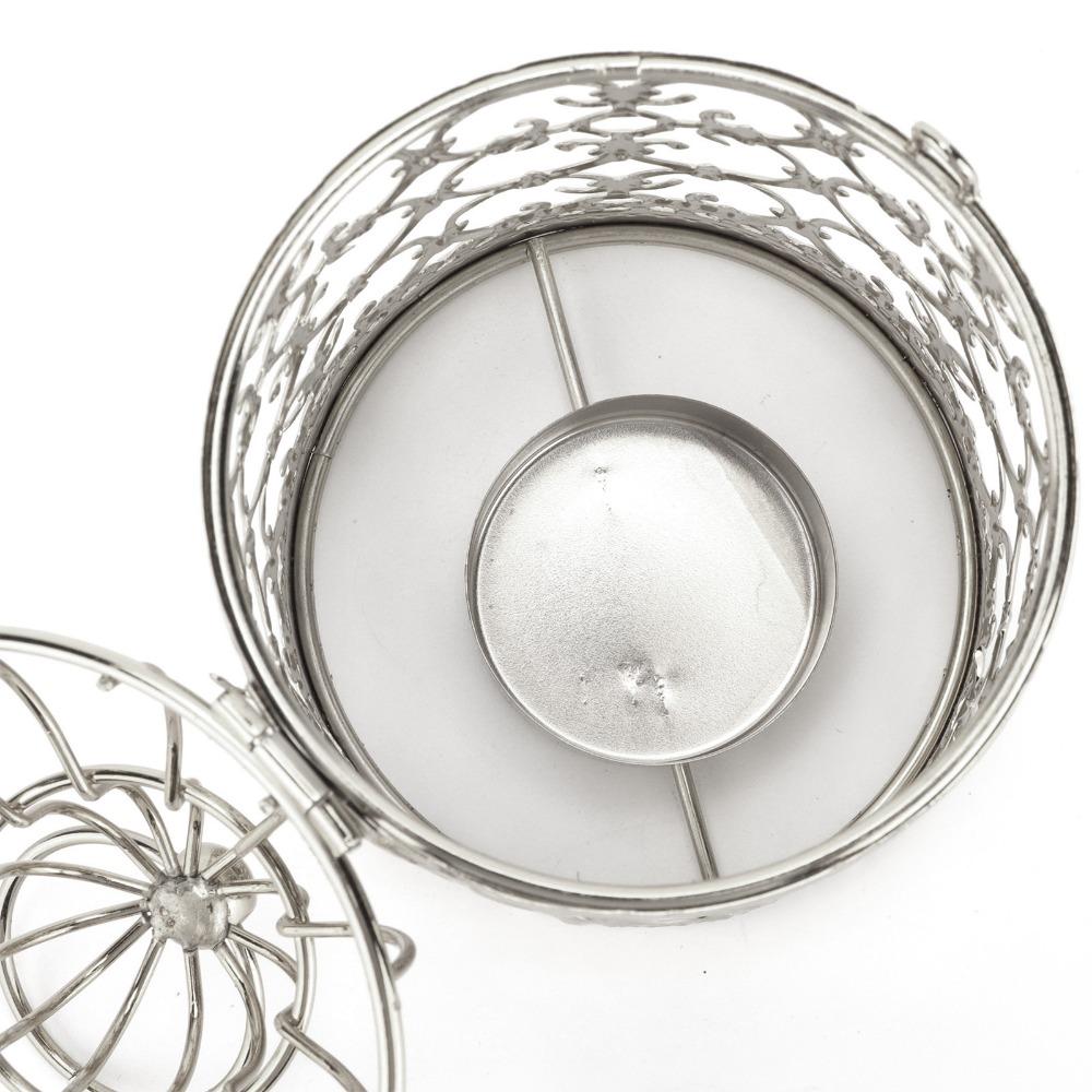 Hollow Out Hanging Lantern Candle Holder Iron Birdcage Candlestick Decorations Party Decoration