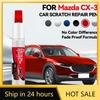 Auto Speziell für Mazda CX 3 Lackreparaturstift Ausbesserungsstift Kratzerentferner DIY Autozubehör Schwarz Weiß Silber Grau Blau Rot