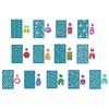 Geometric Silk Screen Stencils for Printing on Clay Fabric Paper Clay Earrings Jewelry Making Decorations DIY Scrapbook