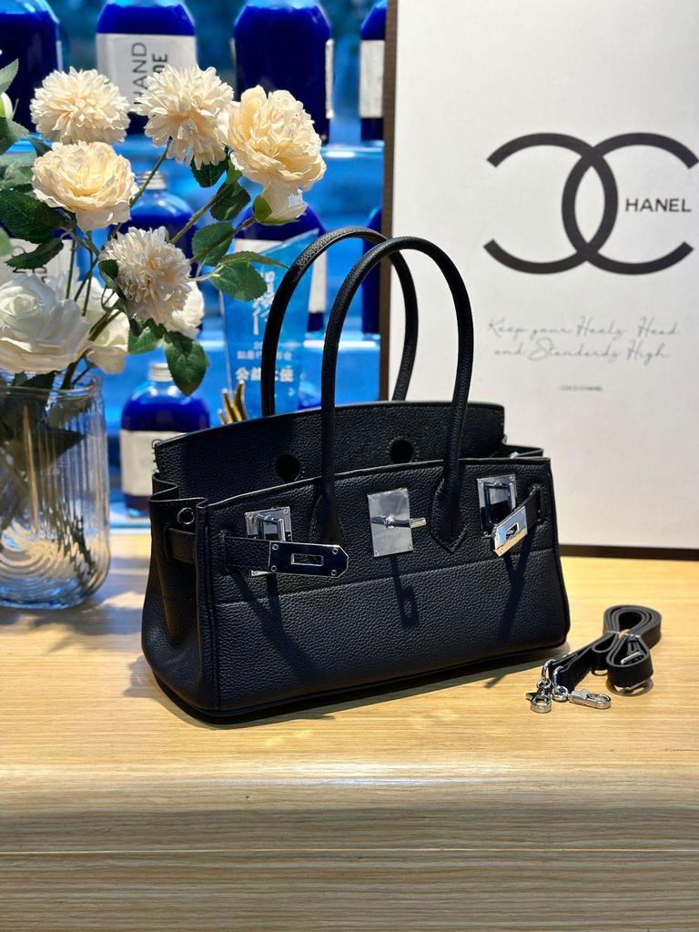 Platin Damen Herbst/Winter 2025 Französische Mode Kelly Crossbody Handtasche - Großes Fassungsvermögen