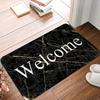 Marble Ink Texture Welcome Entrance Doormat Home Decor Kitchen Hallway Runners Rugs Bathroom Non-slip Floor Mat Indoor Doormat