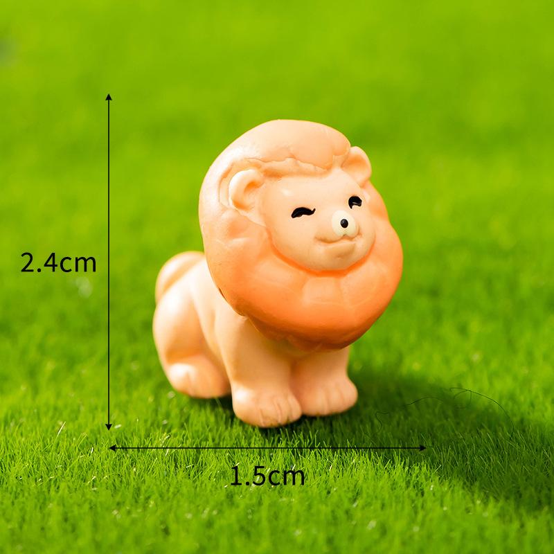 Figuren Miniaturen Niedlich Simulierter Affe Löwe Tiere Mikro Landschaft Ornamente Für Heimdekorationen Raumdeko Zubehör