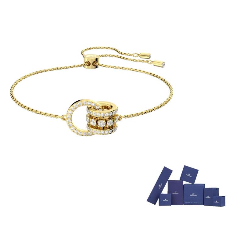 Swarovski Further Adjustable Faux Crystal Bracelets Womens M-Original brand box