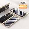 For Samsung Galaxy Z Fold 8 Case Luxury PU Leather Lens Stand Protect Cover For Z Fold 8 Ultra All-inclusive Spring Hinged Shell