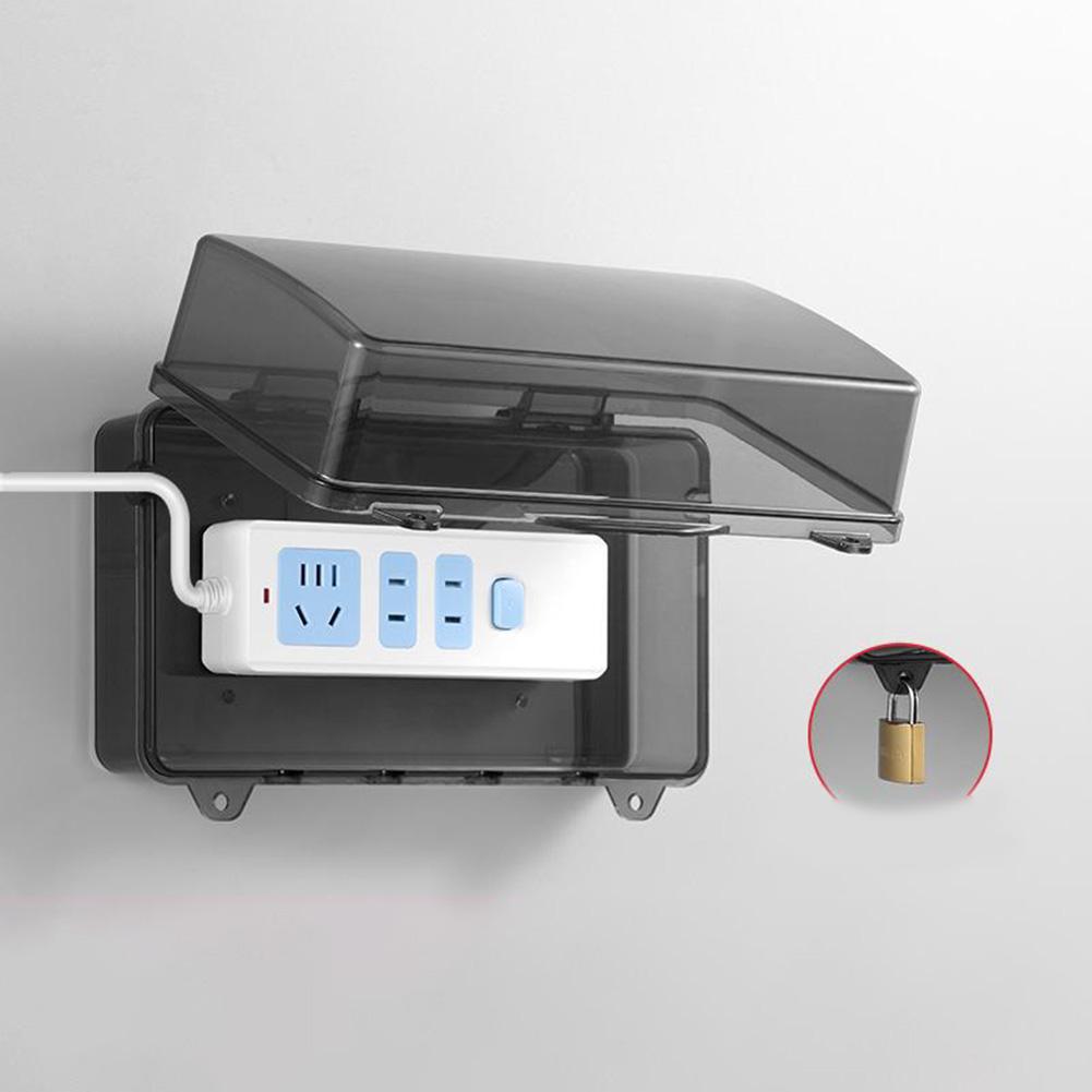 For Harsh Weather Conditions 23.5x12.4x10cm Outdoor Electrical Enclosure Secure Connections Ample Internal Space