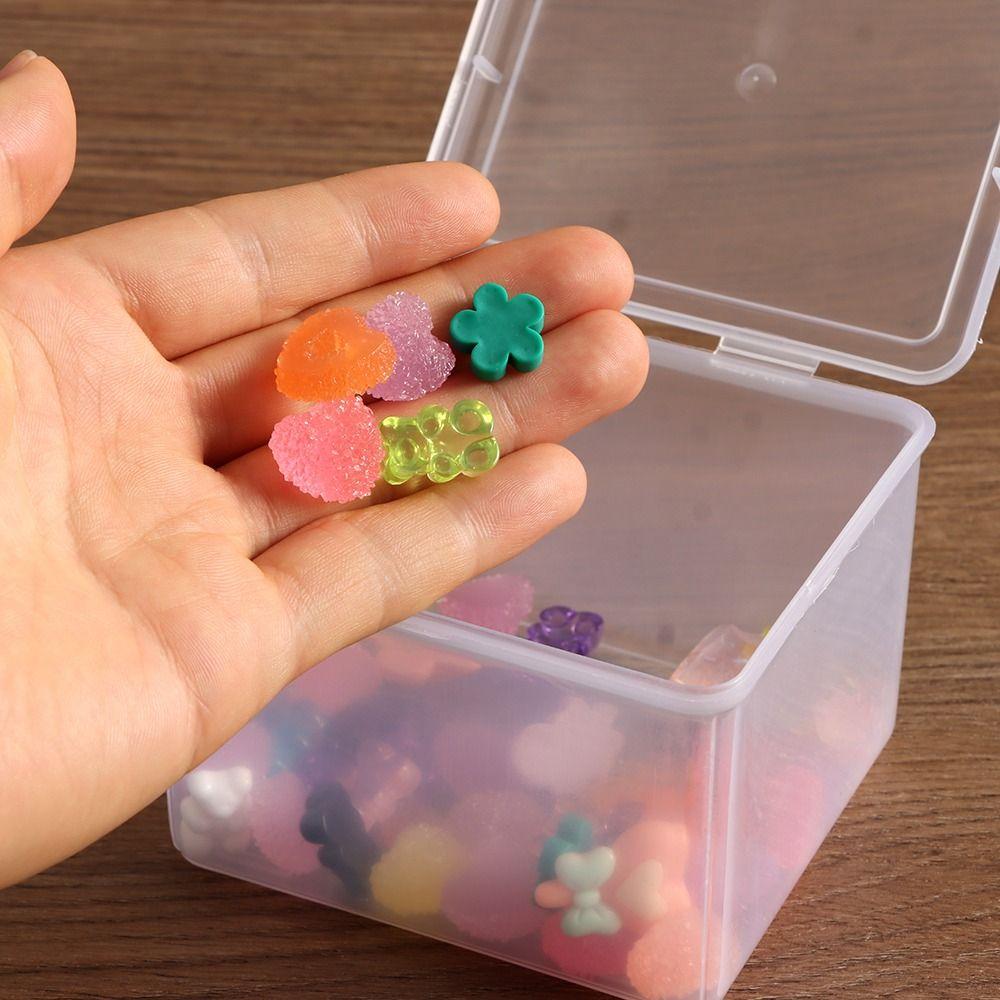 1Pcs with Lid Storage Box Rectangular Shape Small Thing Container  Storing Jewelry Headband