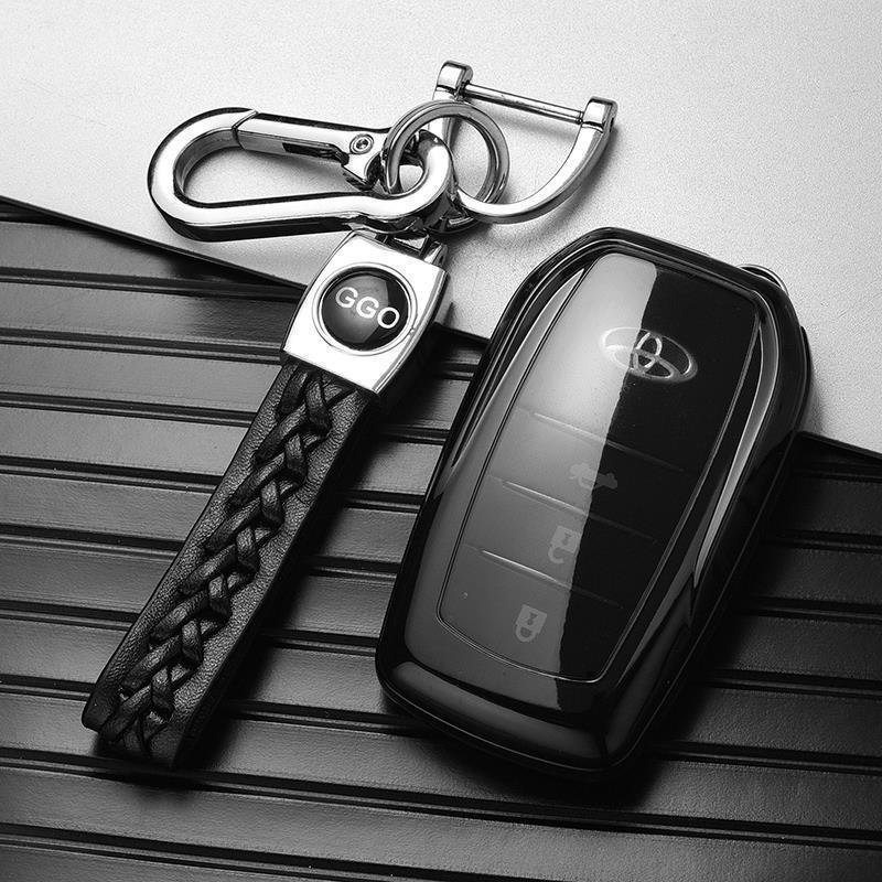 Transparent Toyota Keychains for Camry, RAV4, Crown, and Corolla Cars