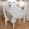 Polyester Cotton Modern Minimalist Geometric Rhombus Gray Lace Tablecloth Coffee Table Tablecloth Table Cloth