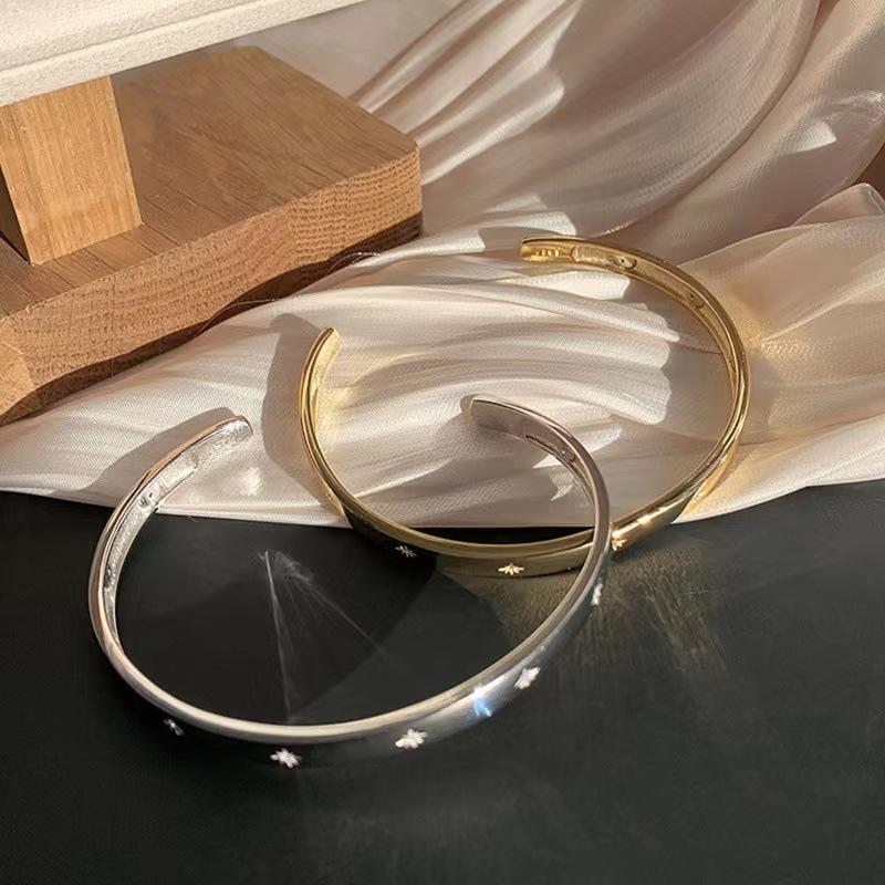 Smooth Surface Bracelet Woman Simple Fashion INS Style Elegant Bracelets Creative Party Accessories
