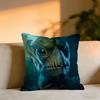 The War Between The Land And The Sea Cushion Cover Cozy Velvet Throw PillowSoft Warm Cushion For Sofa  Bed