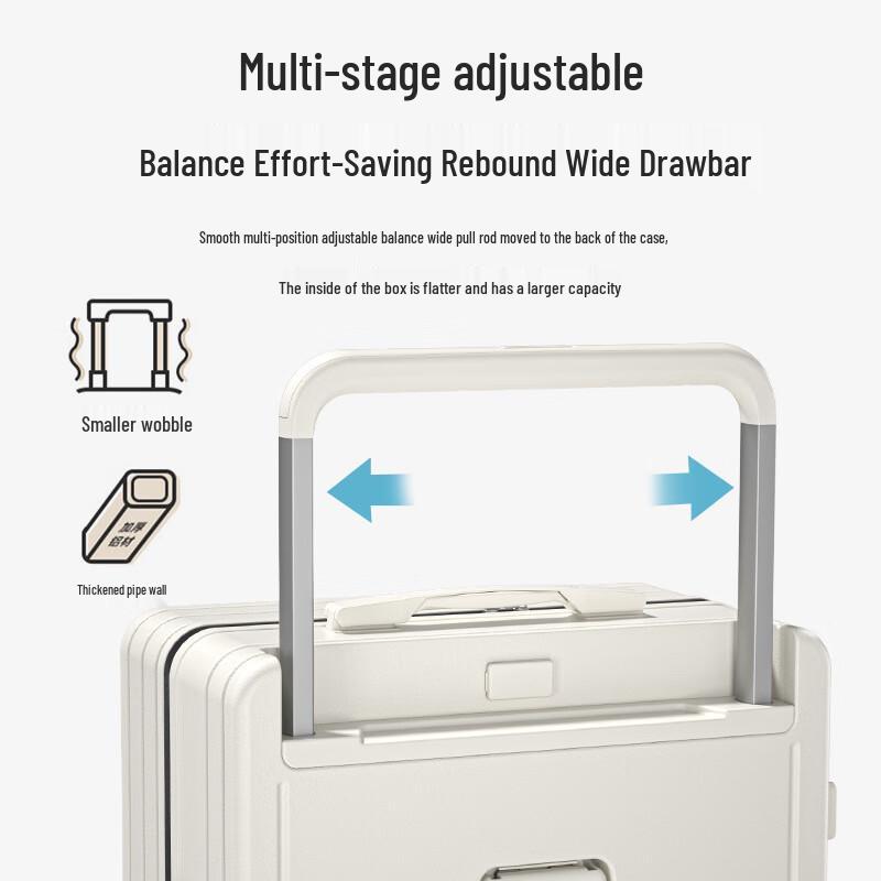 Tianyin Multi-functional Wide Pull Rod Travel Suitcase