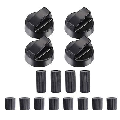 Oven Stove Knobs Replacements 4X Stove Button Thermostat Stove Knob Marked Stove Control Knob For Kitchen Cookers