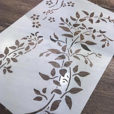 26cm Blätter DIY Schichtung Schablonen Wand Malerei Scrapbook Färbung Präge Album Dekorative Karte Vorlage