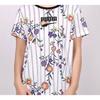 Puma Floral Logo Round Neck Short Sleeve T-Shirt Women Tops White 597470-02