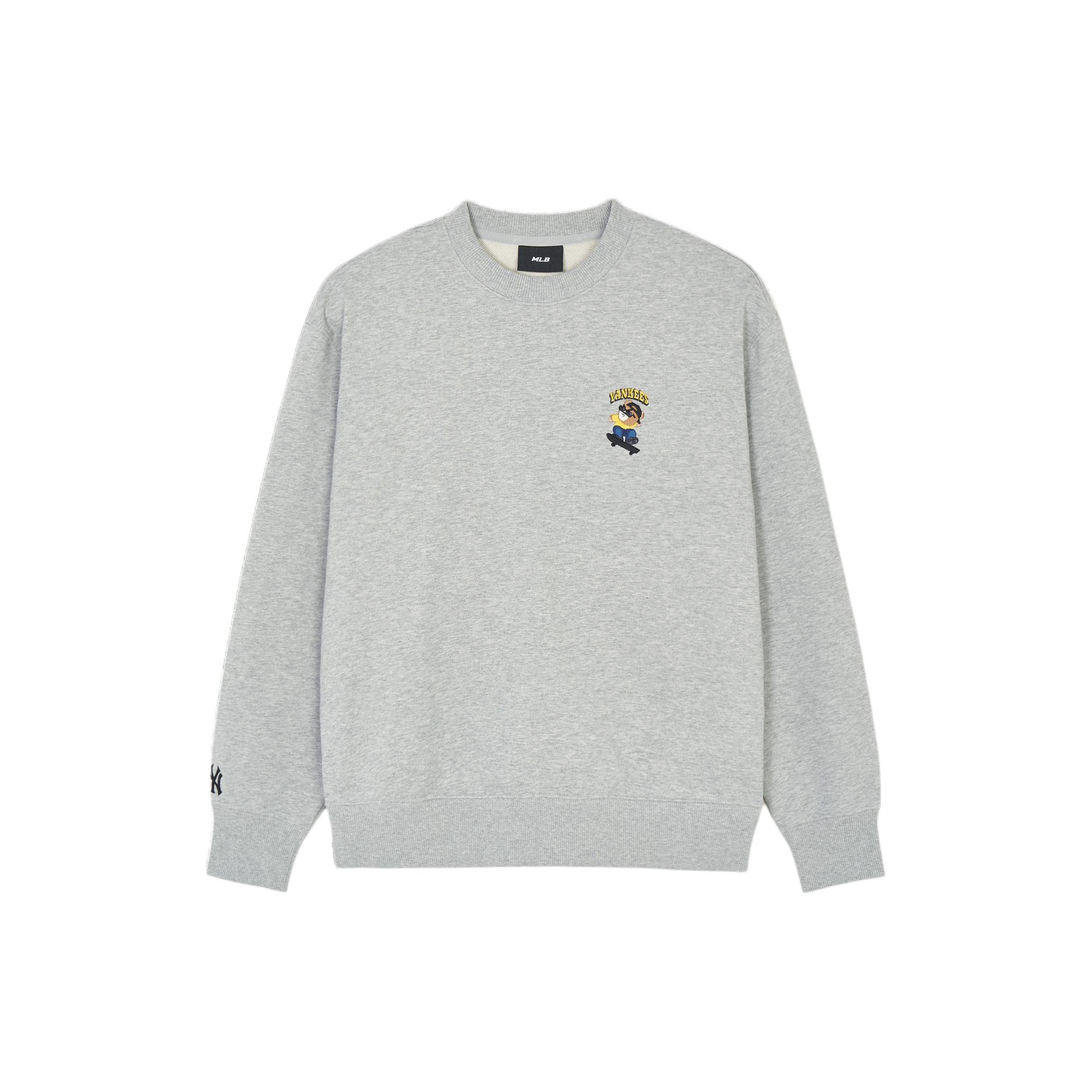 MLB SS24 Sweatshirt Unisex Light Gray 3AMTE0241-50MGD S