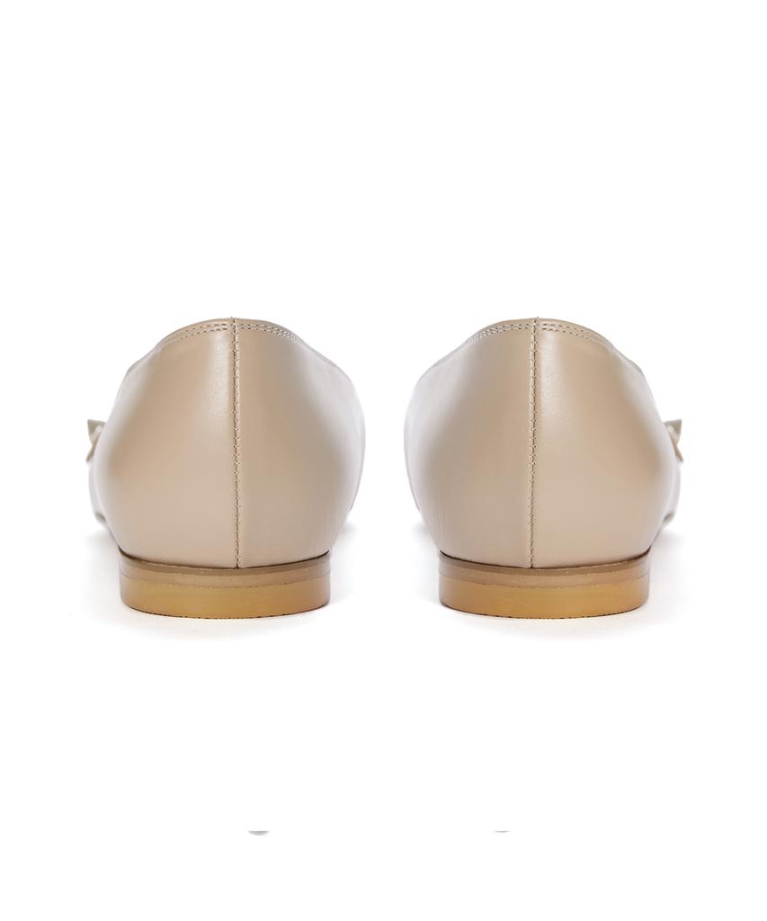Briana Pearl Stiletto Flats [Skin Beige]