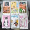 12*7cm Dog Tarot Deck In Rigid Box, 78 Pcs Cards Inspired By Wise Companion Printed On 350GSM Double-embossed Cardstock