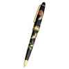 Mitani Yamanaka Lacquerware Ballpoint Pen with Traditional Japanese Crane Design (Hinode-Zuru) - 13.5cm Luxury Writing Instrument