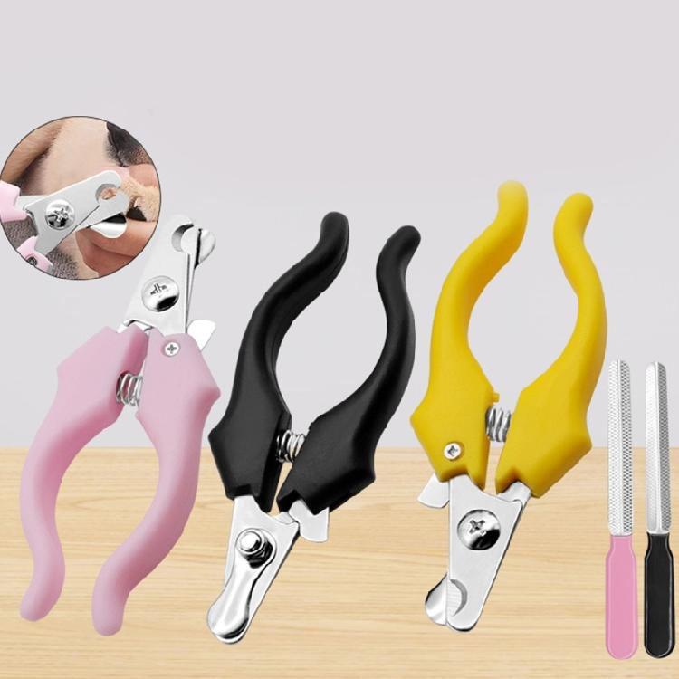 Professional Pet Nail Cutter with Nail File Dogs Cat Grooming Pet Claws Scissor