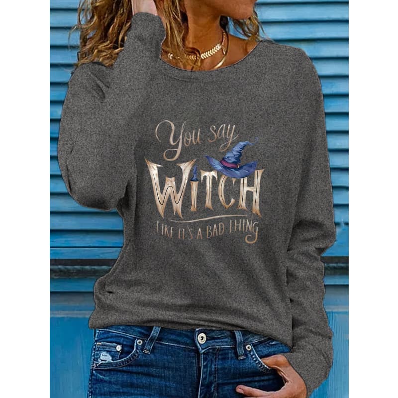 T-shirt da donna a maniche lunghe con stampa creativa, traspirante, morbida e confortevole, adatta per l'abbigliamento casual tutto l'anno