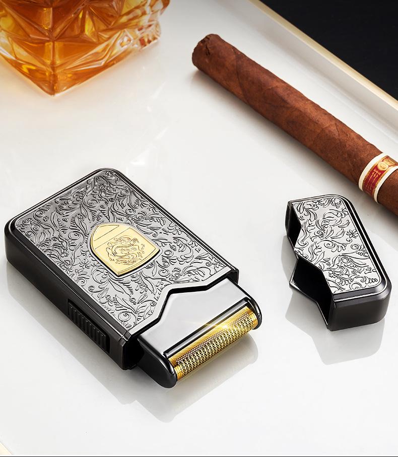 Retro Men's Electric Razor: New Model, Stainless Steel, Floating Blades, Water Washable