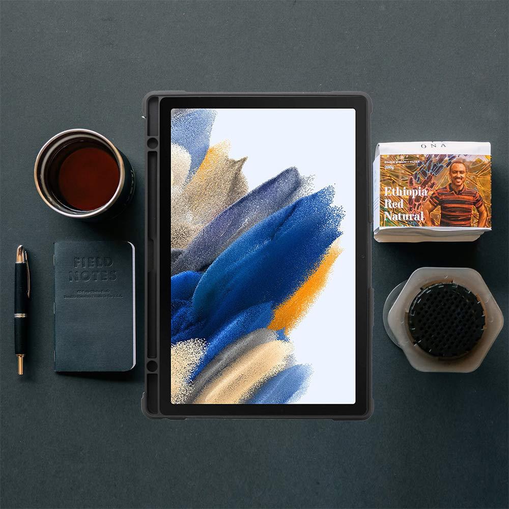 "Samsung Galaxy Tab A8 10,5-Zoll 2022 Lederschutzhülle mit Ständer"