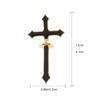 Gothic Emamel Cross Earrings Vintage Cool Punk Christian Ear Jacket Goth Dagger Earrings Jewelry Gift For Women Men