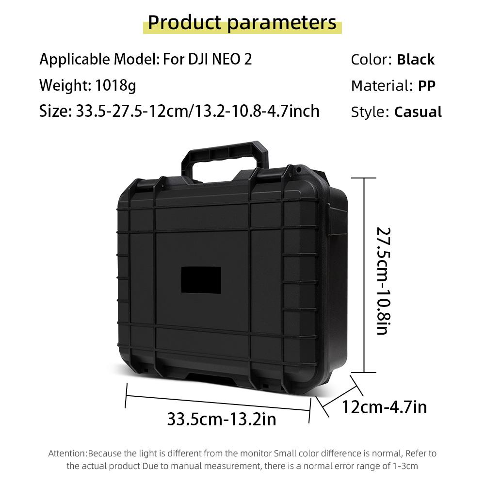 Goggles N3 case for DJI Neo 2 Bag Explosion-proof Carrying Box Anti-Shock Waterproof  for DJI Neo 2 Accessories