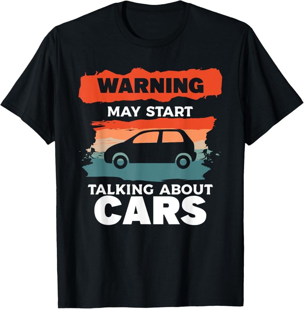 Warning May Start Talking About Cars Car Dealer Salesman Gift Unisex T-Shirt