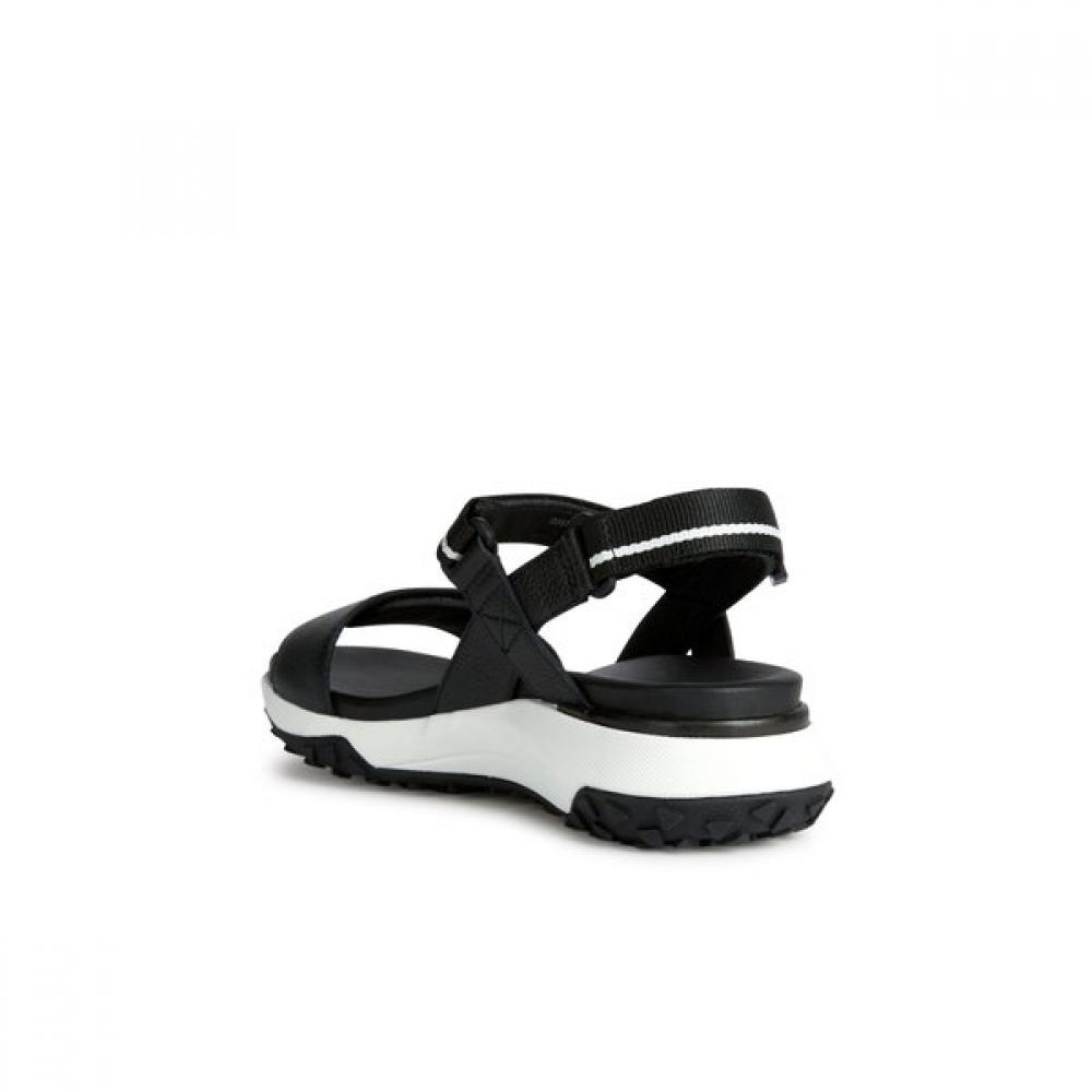 Geox Women S caSual Sandal Black W1d35tb3m11
