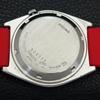 AUTOMATIC 7009A VINTAGE SEIKO 5 JAPAN MENS RED COLOR DIAL WATCH A701513-5 R206b-a701513