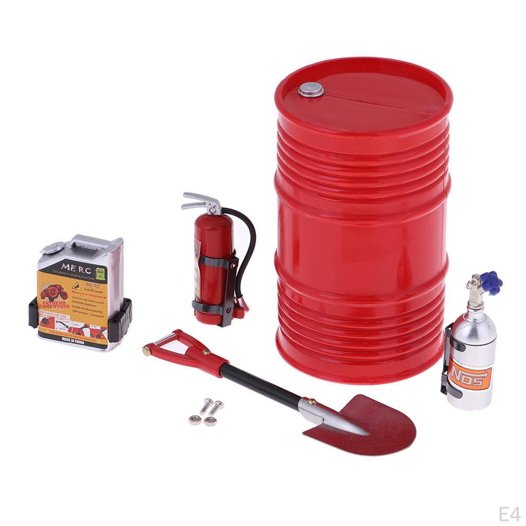 Crawler Decoration Bottle Fuel Tank And Drum Set for SCX10 D90