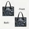 Cracked Pattern Tote Bag Fashion Large Capacity Shopping Handbag Casual Daily Use Shoulder Bag