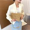 New Arrival Hollow Out Small Shoulder Bags For Women Handmade Straw Crossbody Bag Purse Female Tassel Messenger Handbag