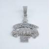 New Hip Hop Style Letter GET MONEY & Money Bag Pendant Necklace with 15MM Cuban Chain Men Candy Necklaces Rapper Hip Hop Jewelry