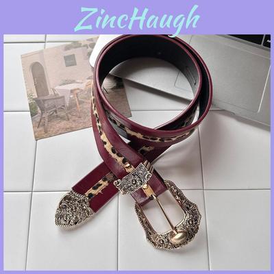 Brand Womens Pu Leather Belt With Gold Buckle For Casual Fashion And Retro Style