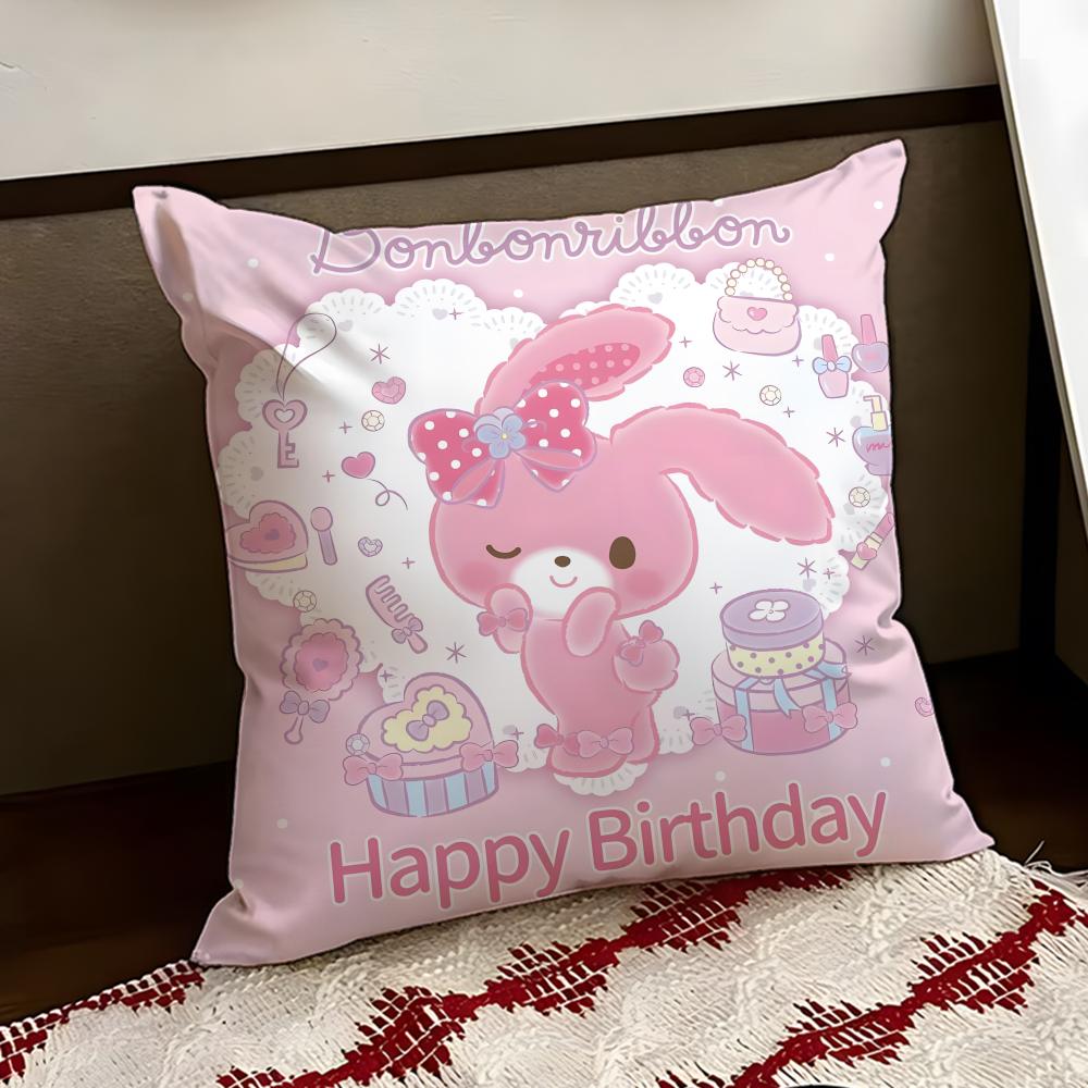 Cartoon BBONBONRIBBON Cushion Cover Reversible Soft Durable Pillow Cover Home  Car MultiScene Use for Daily Comfort