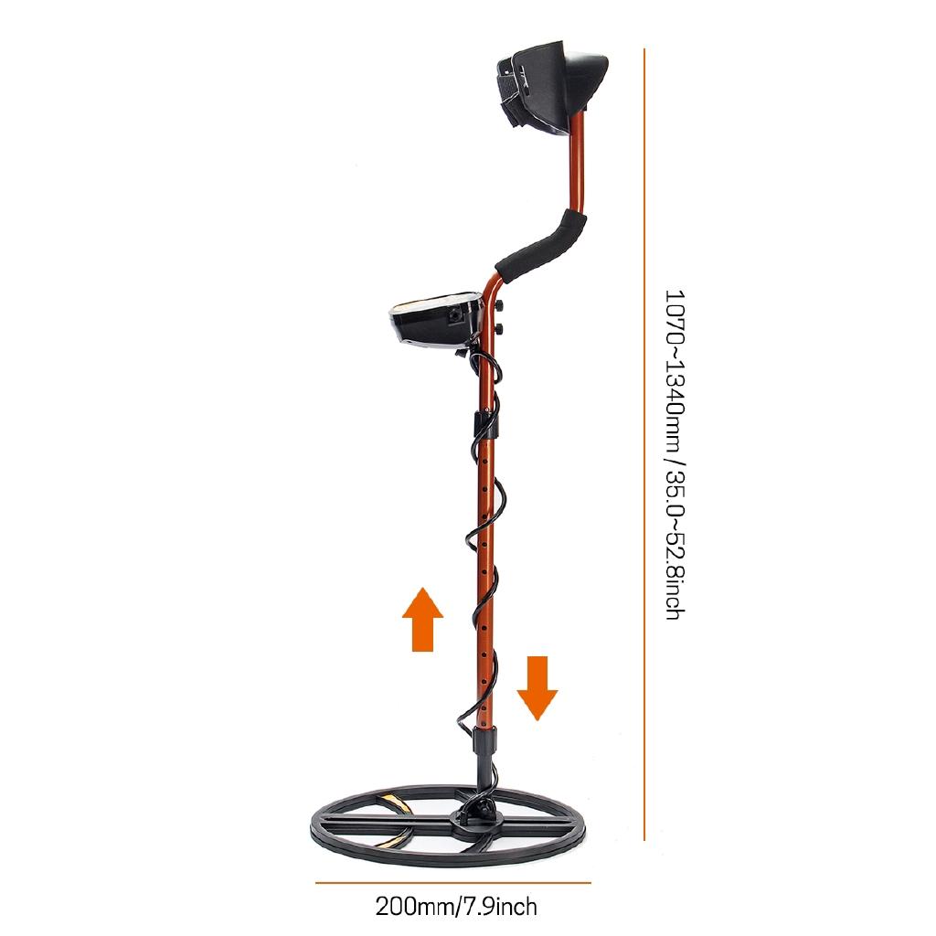 TX-950 Professional Underground Metal Detector High Sensitivity Silver Gold Detector Switchable Backlight LCD Display