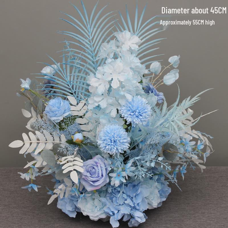 Large Silk Eucalyptus Floral Aisle Decoration for Weddings