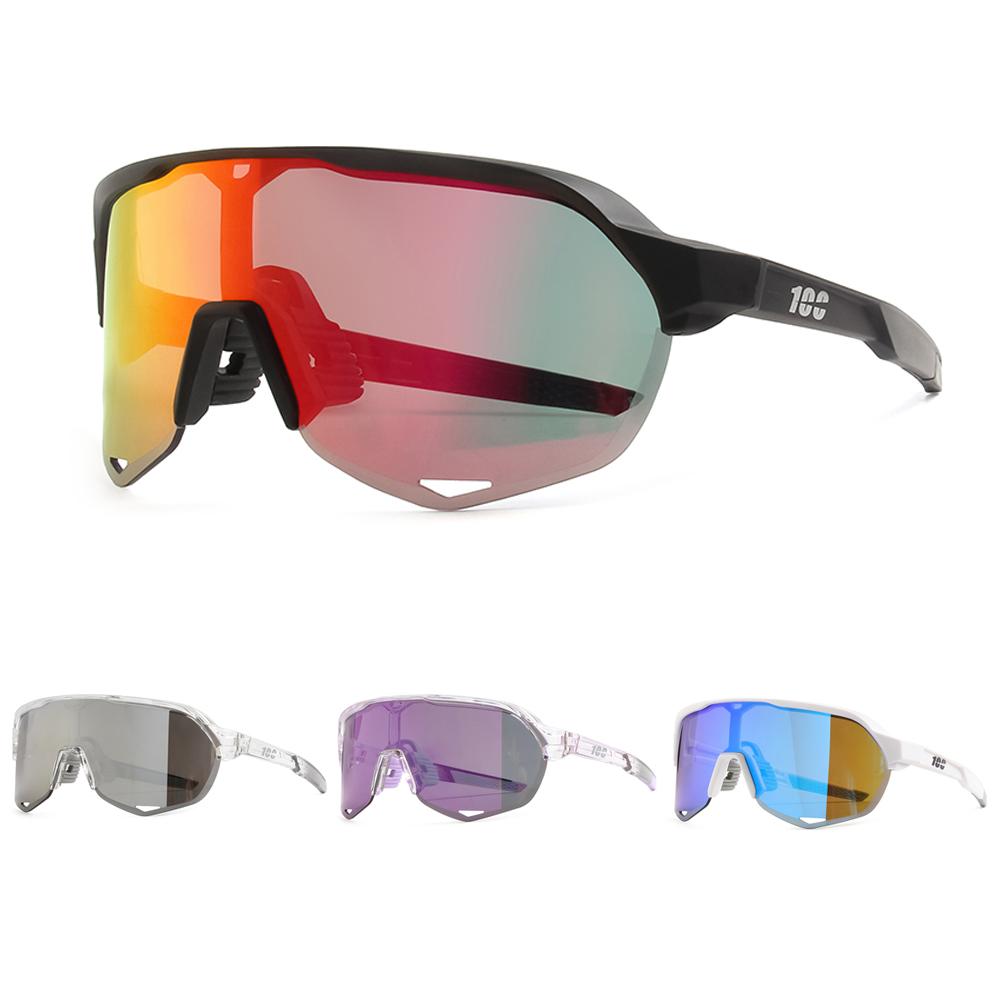 100 Lunettes de Cyclisme Lunettes de Soleil Sportives d'Extérieur Homme Lunettes VTT Vélo Femme Lunettes de Vue Route Vélo de Montagne Lunette